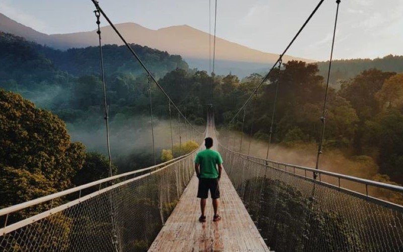 Jembatan Gantung Terpanjang Di Indonesia Untuk Wisata Kata Omed