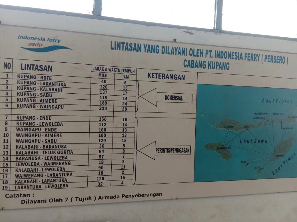 Ini Dia Jadwal Kapal Fery Dari Pelabuhan Bolok Kupang Kata