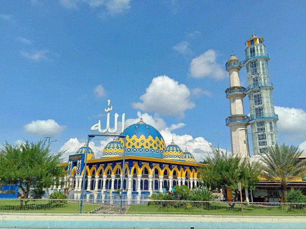 Keindahan Masjid Agung As Salam di Lubuk Linggau KATA OMED