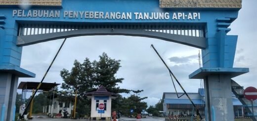 Lokasi Pelabuhan Penyeberangan Tanjung Api-Api