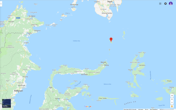Lokasi Pulau Pananaru