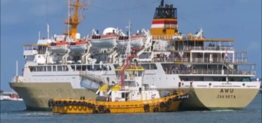 kapal pelni km awu kumai - kupang