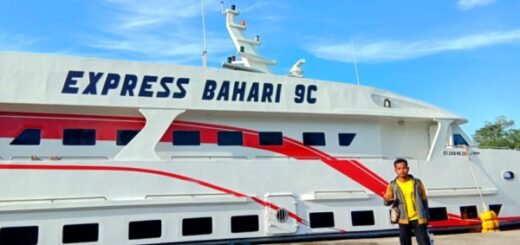 Kapal Bahari Express dari Tanjung Pandan Belitung ke Pelabuhan Pakal Balam Bangka