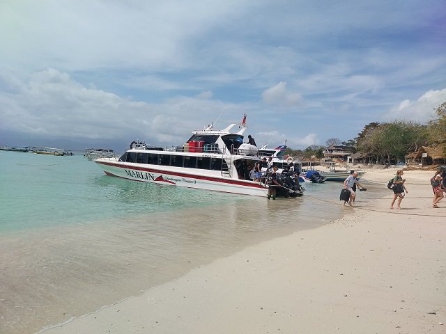 Pelabuhan Mushroom Bay Nusa Lembongan