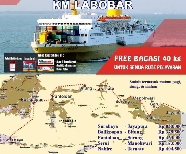 Jadwal Kapal Pelni Dari Sorong Bulan Maret 2022 Dan Harga Tiketnya - KATA  OMED