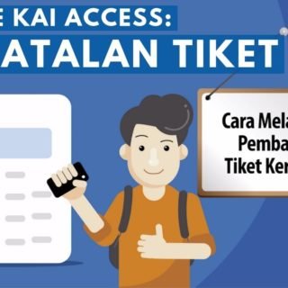 cara Pembatalan Tiket Kereta Api secara online via aplikasi