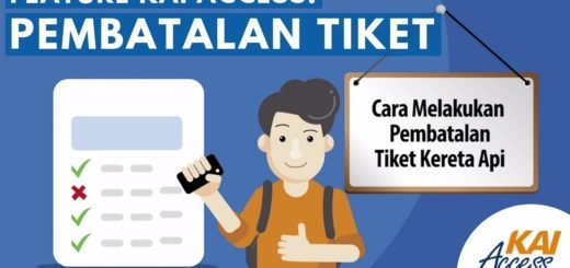 cara Pembatalan Tiket Kereta Api secara online via aplikasi