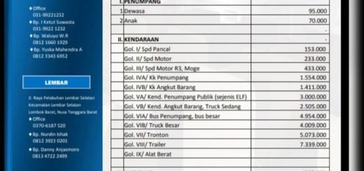 Harga Tiket Kapal DLN Oasis Dari Surabaya ke Lombok