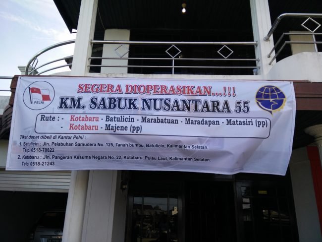 Jadwal dan Rute Kapal Sabuk Nusantara 55