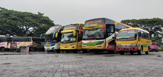 Bus Mega Mas dari Makassar