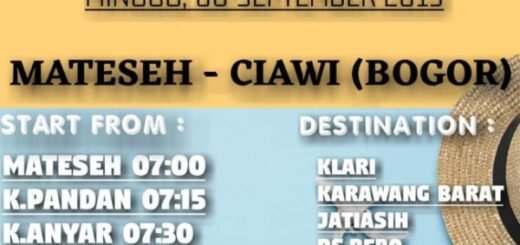 Jadwal Bus Agramas dari Mateseh Karanganyar ke Ciawi Bogor