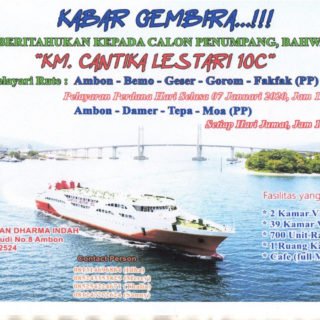 Jadwal Kapal Cantika Lestari 10C