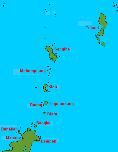 Peta Kabupaten Sitaro