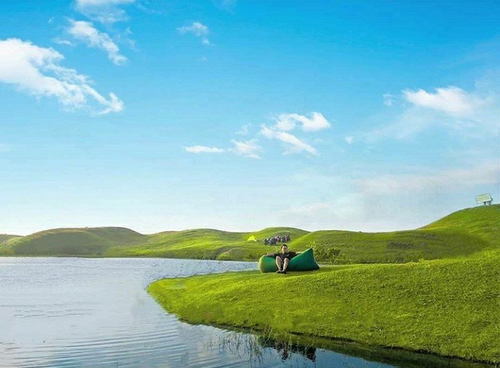 Foto Foto Bukit Teletubbies Ujung Genteng Sukabumi Yang 