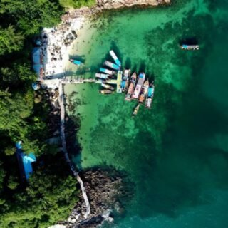 pantai di pulau pandang batubara