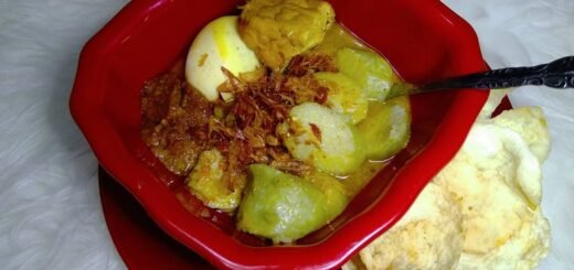 lontong petis lumajang