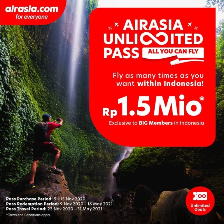 Cara Mendaftar Air Asia Unlimited Pass Dan Keuntunganya KATA OMED