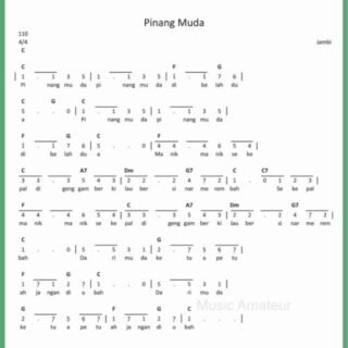 Lirik Lagu Pinang Muda