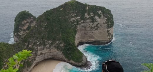 spot foto di kelingking beach