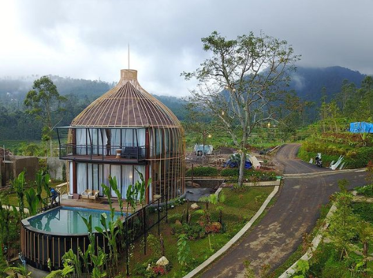 Bangunan Bubu Jungle Ciwidey