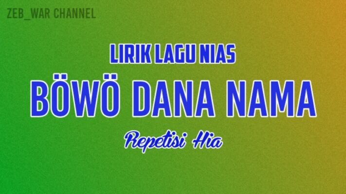 Lagu Bowo Dana Nama