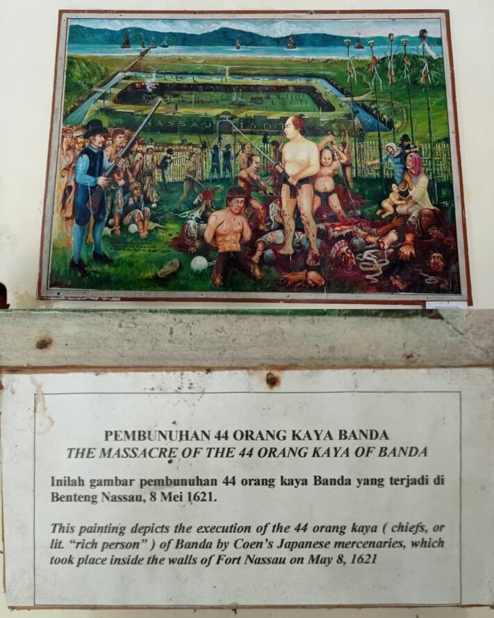 lukisan pembunuhun orang kay abanda oleh belanda