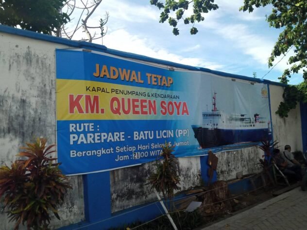 jadwal kapal queen soya dari batulicin ke parepare