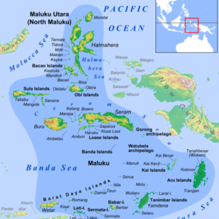 peta kepulauan maluku