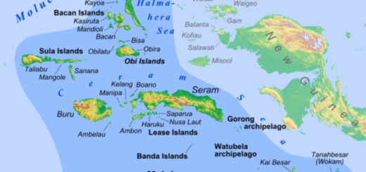 peta kepulauan maluku