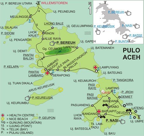 peta pulo aceh kabpaten aceh besar