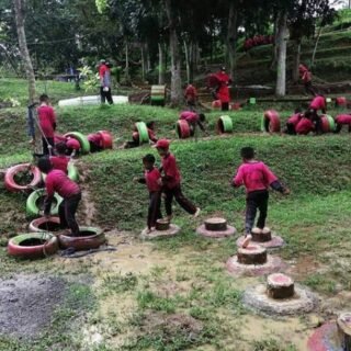 wahana outbond di Taman Kopses Ciseeng