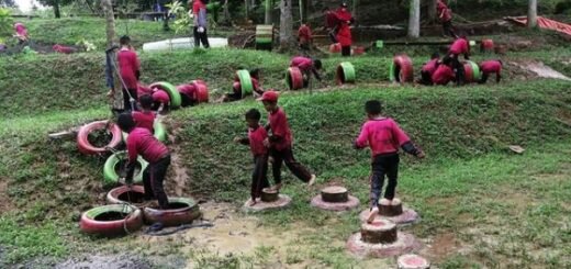 wahana outbond di Taman Kopses Ciseeng