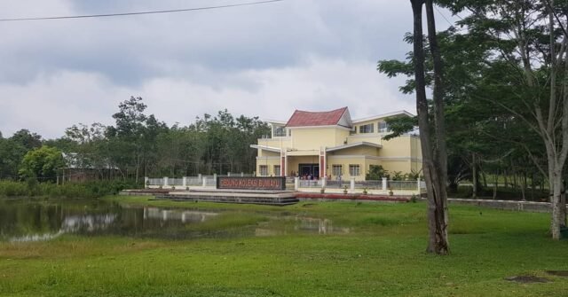gedung koleksi Candi Bumi Ayu Kabupaten PALI Sumsel
