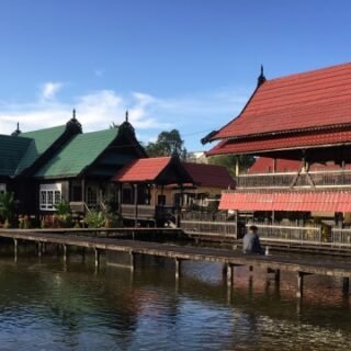 rumah adat baloy mayo suku tidung