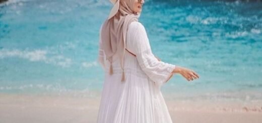 Gamis Panjang Yang Nyaman Untuk ke Pantai - Ootd ke Pantai