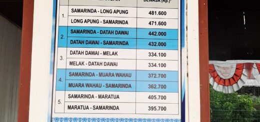 tarif pesawat susi air di Bandar Udara samarinda