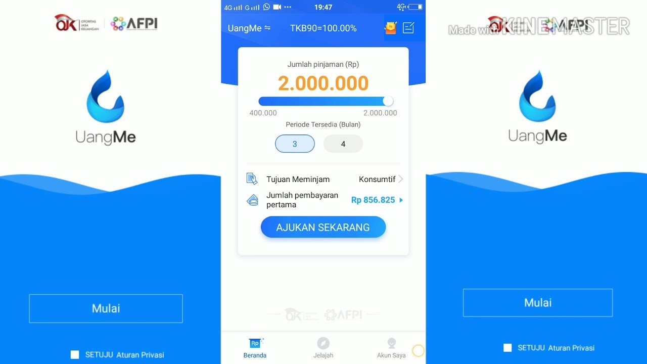 Aplikasi Pinjaman Online UangMe