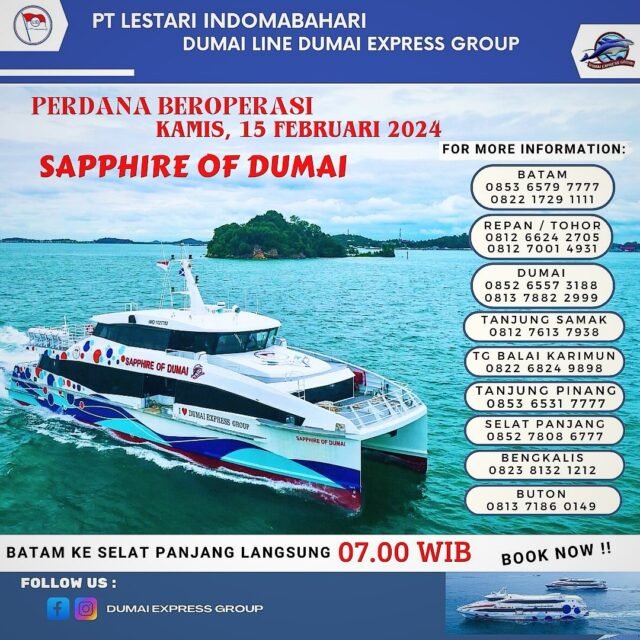 Jadwal Kapal Dumai Express