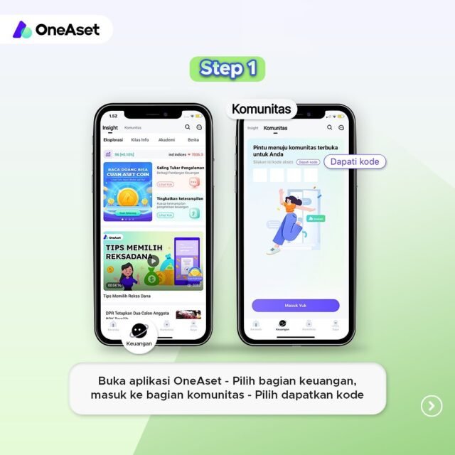 Cara mendapatkan uang lewat Aplikasi One Aset