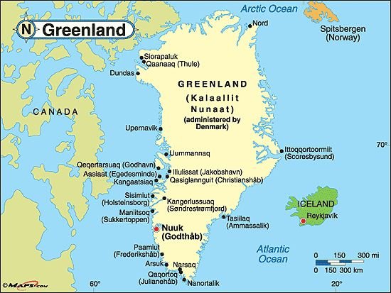 Greenland, pulau terluas di dunia