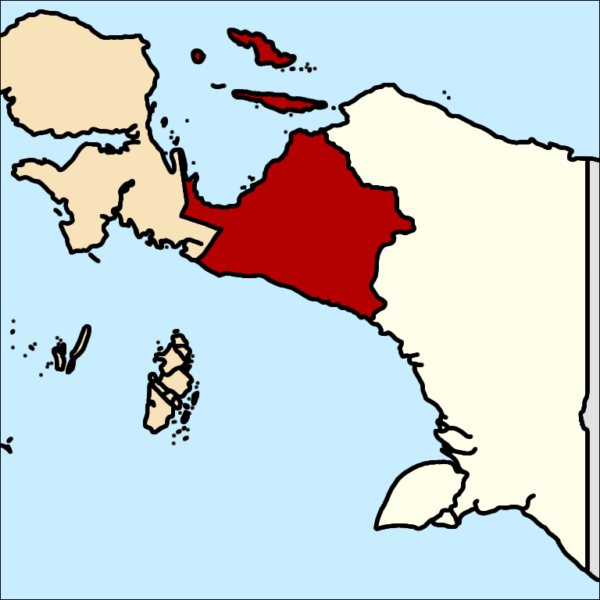 Peta Provinsi Papua Tengah