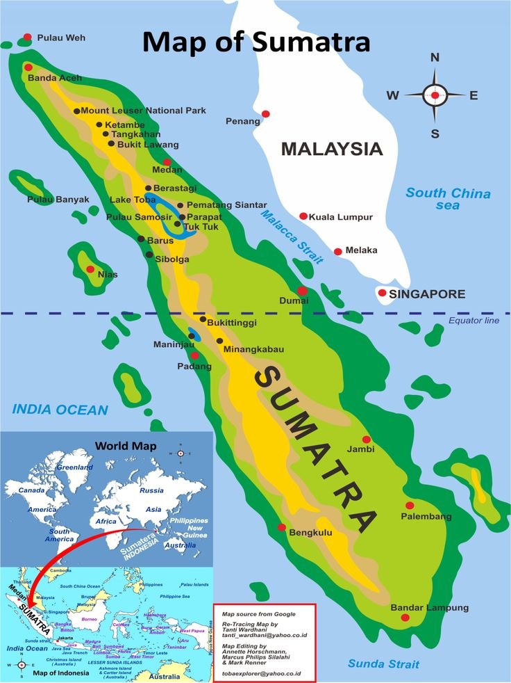 peta Pulau Sumatera