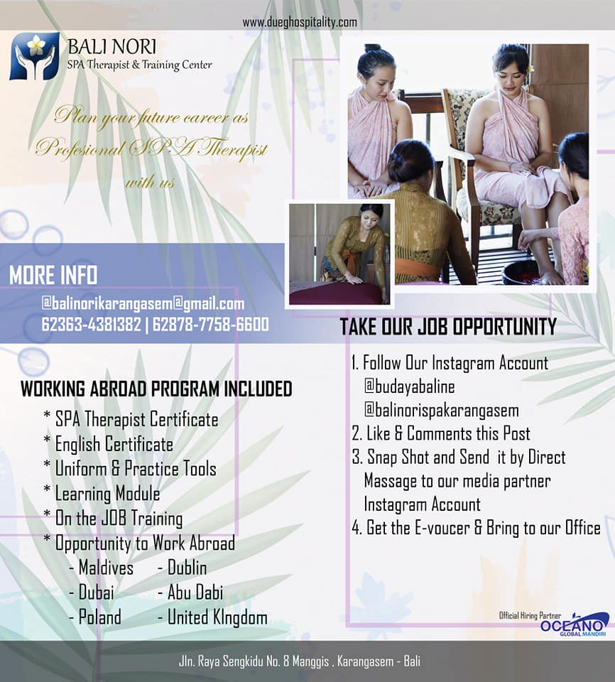 Bali Nori SPA Training Center