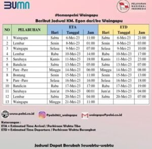 Jadwal Kapal Pelni Egon Bulan Juni 2023 Dan Harga Tiketnya - KATA OMED