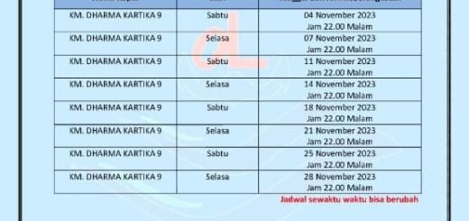Jadwal kapal KM Dharma Kartika 9