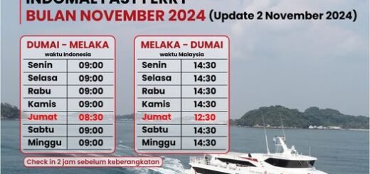Jadwal Kapal Dumai ke Malaka