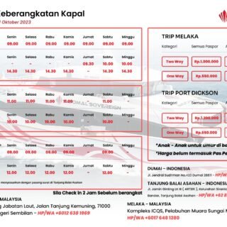 Jadwal Kapal Indomal Fast Ferry