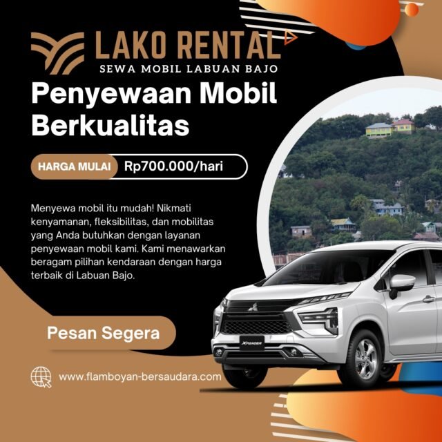 Lako Rental tempat sewa mobil di labuan bajo