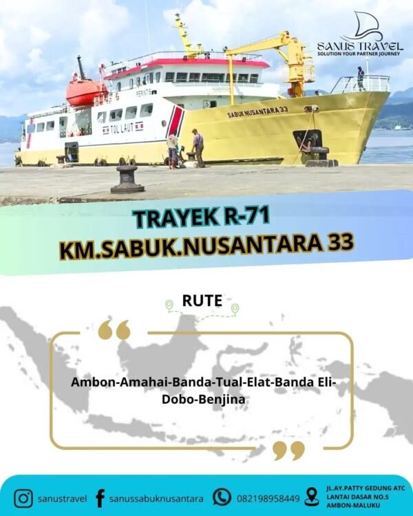 Rute kapal Sabuk Nusantara 33