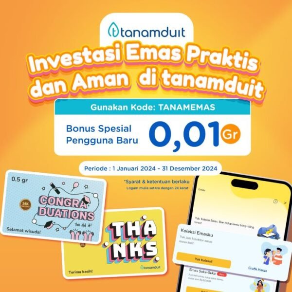 Tanamduit Investasi Emas - Photo by Tanamduit Official Site